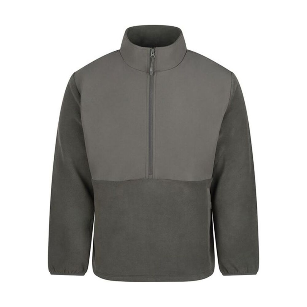 Front Row Mens Microfleece Half Zip Fleece Top / Dark Olive